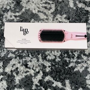 Lange Le Vite Hairbrush Straightener-Pink